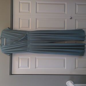 Elegant Blue Women's Dress